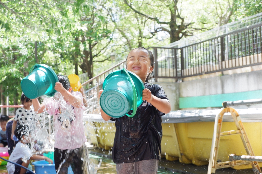 水遊び